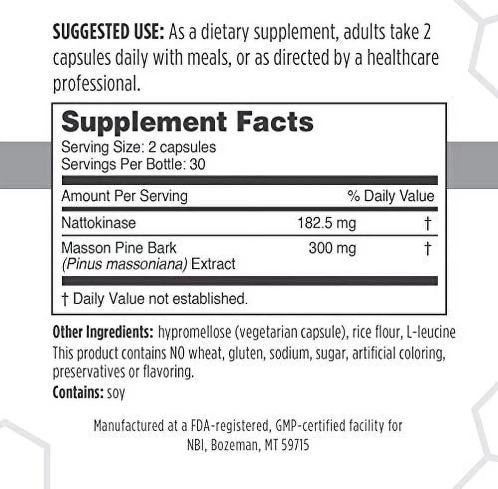 NattoPine 60ct Veggie Capsules R16300