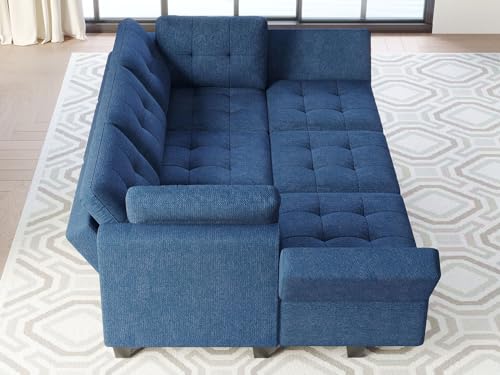 Dark Grey Modular Sectional Sofa with Storage L156331