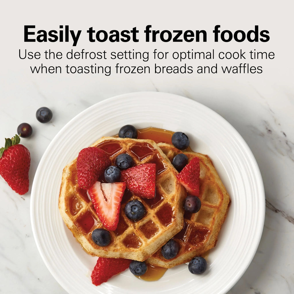2 Slice Toaster with Toast Boost, Black with Stainless Steel Accents C734968
