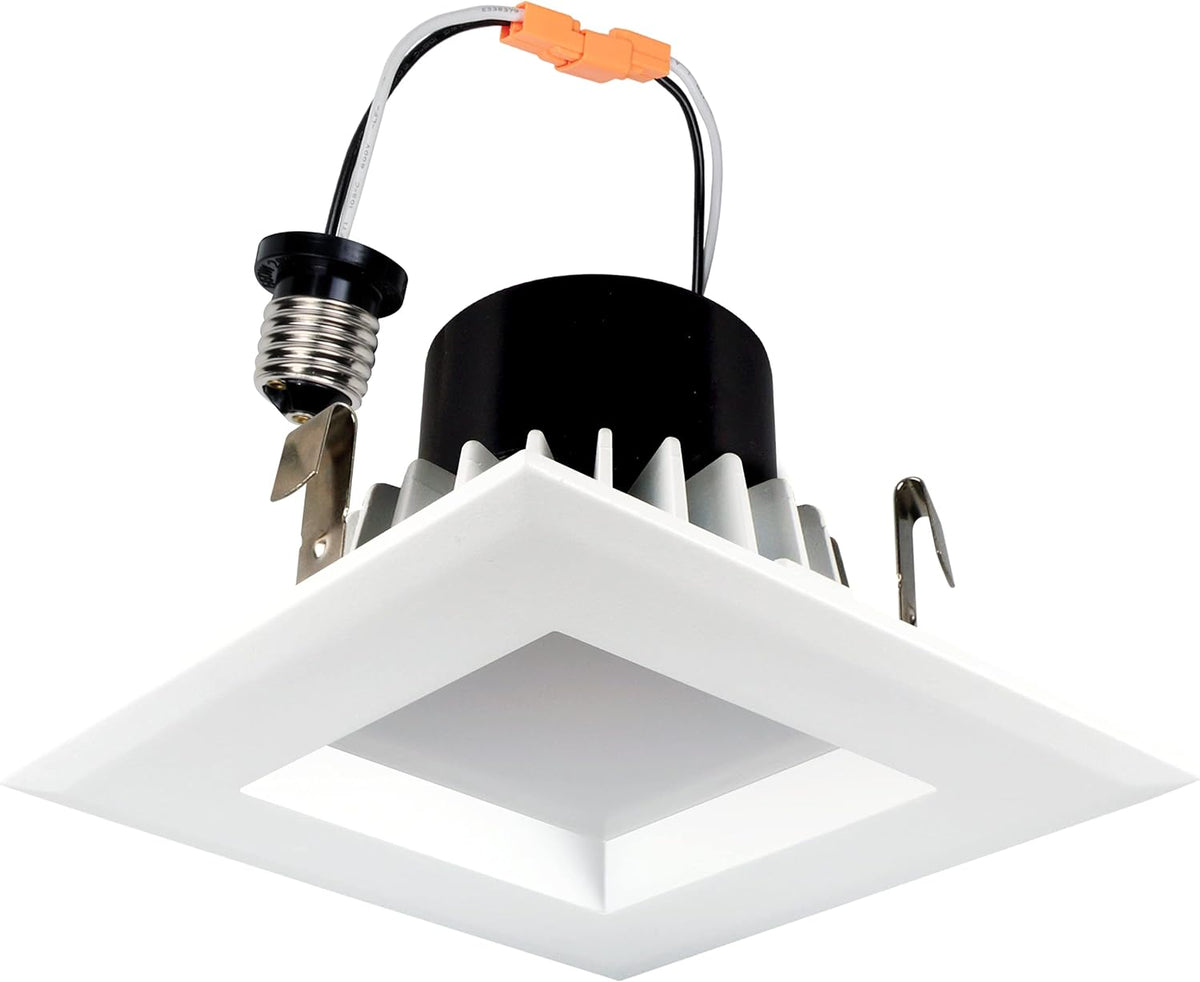 14W 4 inch Square Retrofit LED Downlight, Dimmable, Selectable 2700K-5000K M140304
