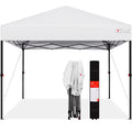 10x10ft Pop Up Canopy Tent with Carry Case - White U1073