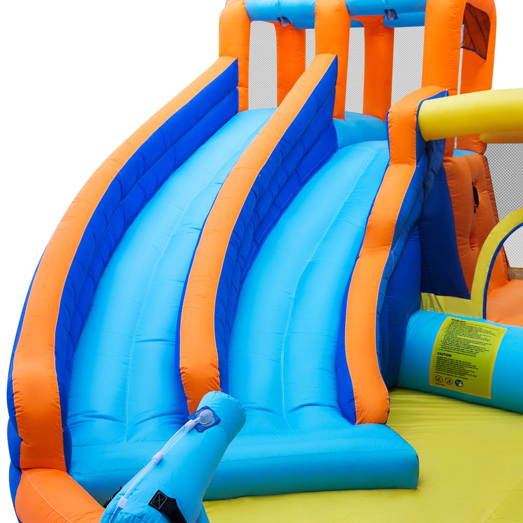 Kids Inflatable Water Slide Bouncer with Pool and Air Blower X2417