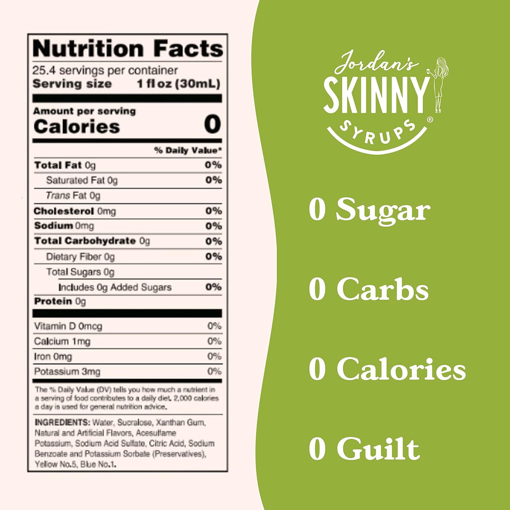 Sugar Free Coffee Syrup, Pistachio Flavor, 25.4 Fl Oz Y29327