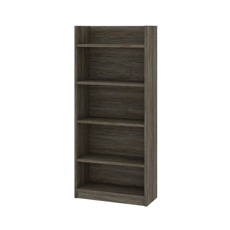 Walnut Gray Standard Bookcase Z488