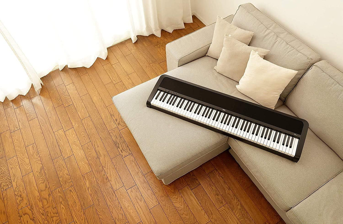 88-Key Digital Piano Bundle with Bench, Stand and Headphones W517550