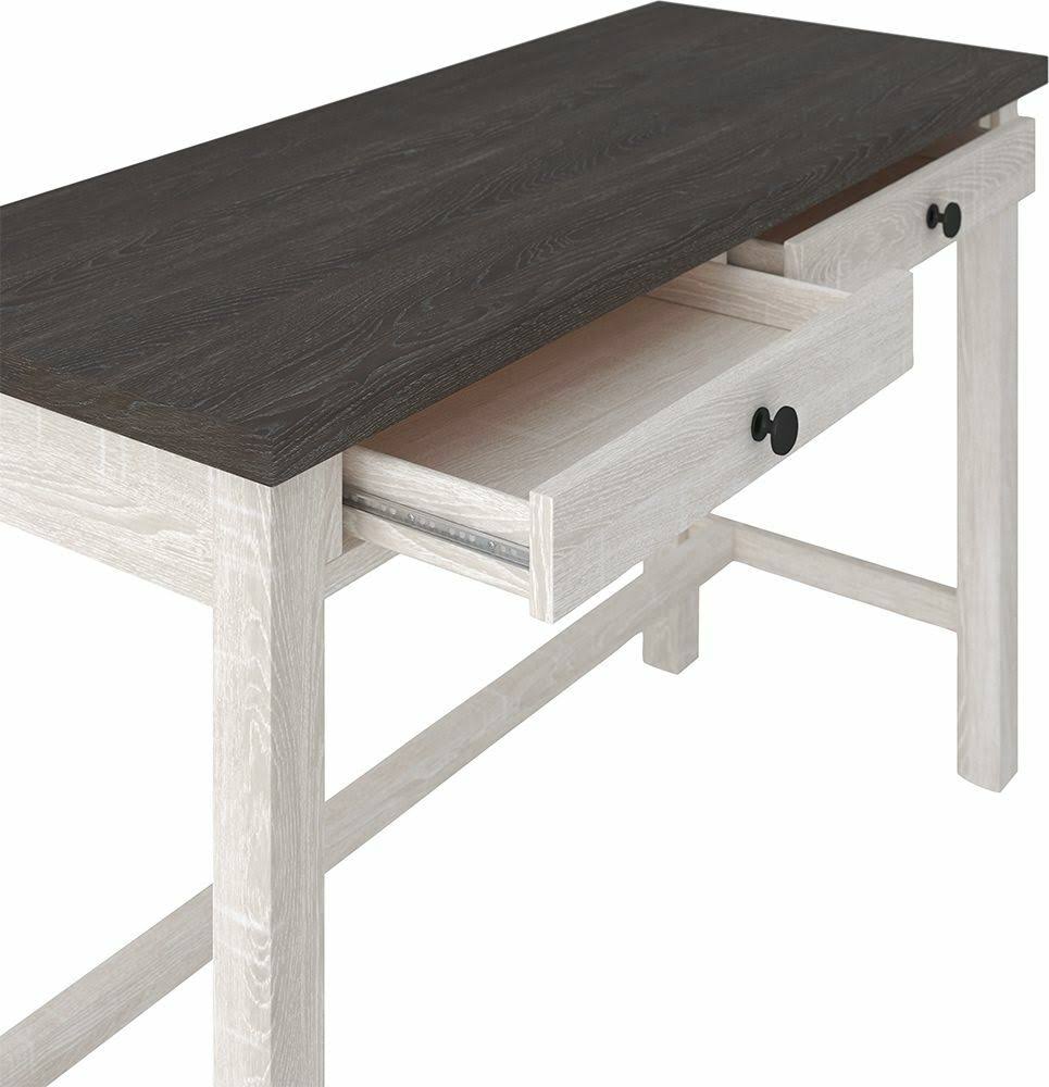 Two-Tone Desk, File Cabinet & Swivel Desk Chair R494092
