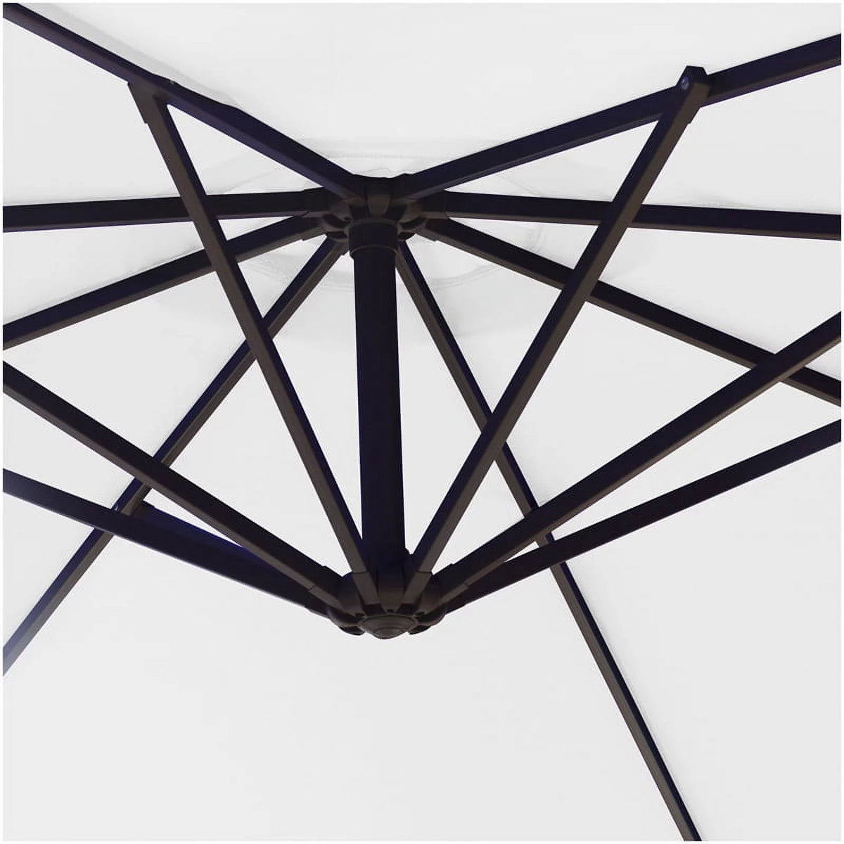 10 ft. Patio Cantilever Hanging Umbrella with 4-piece Base Weight P335