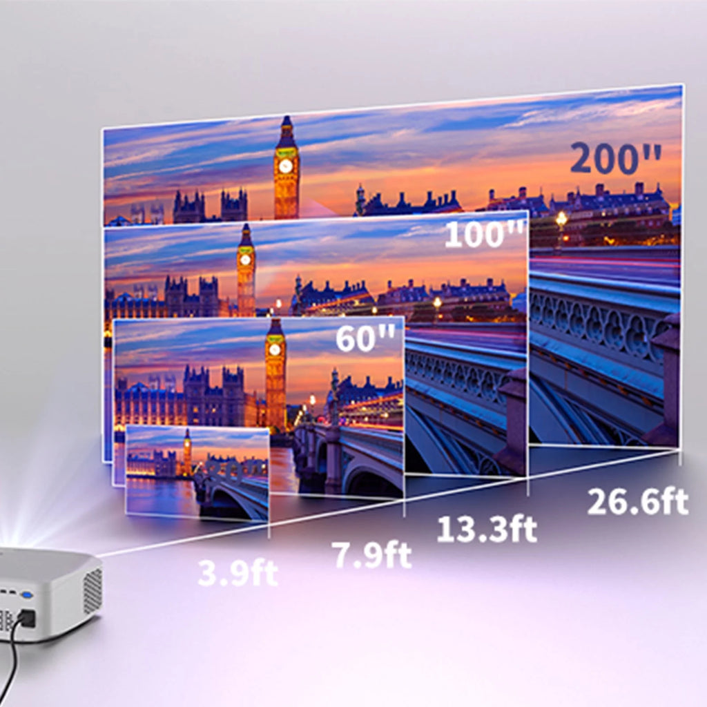Full HD 1080P 4K Movie Projector 5G WiFi Bluetooth H528099