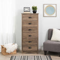6 Drawer Drifted Gray Dresser I671