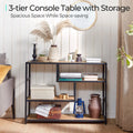 Narrow 4 Tier Wood Console Table S758392