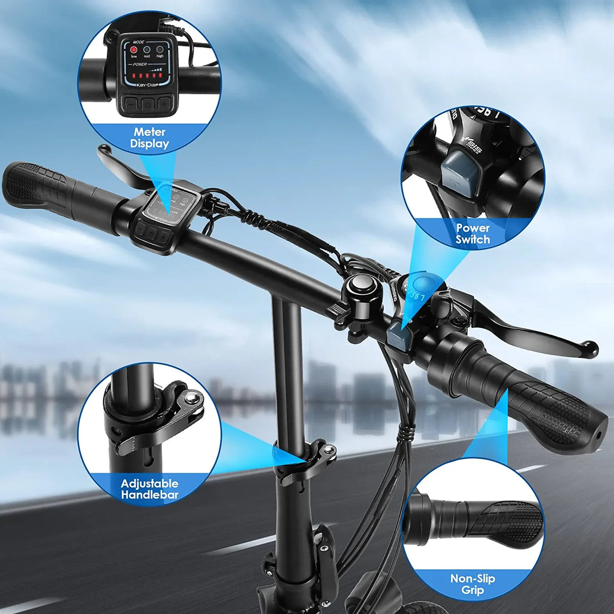 20 Folding Electric Bike 500W with 48V Removable Battery V57083