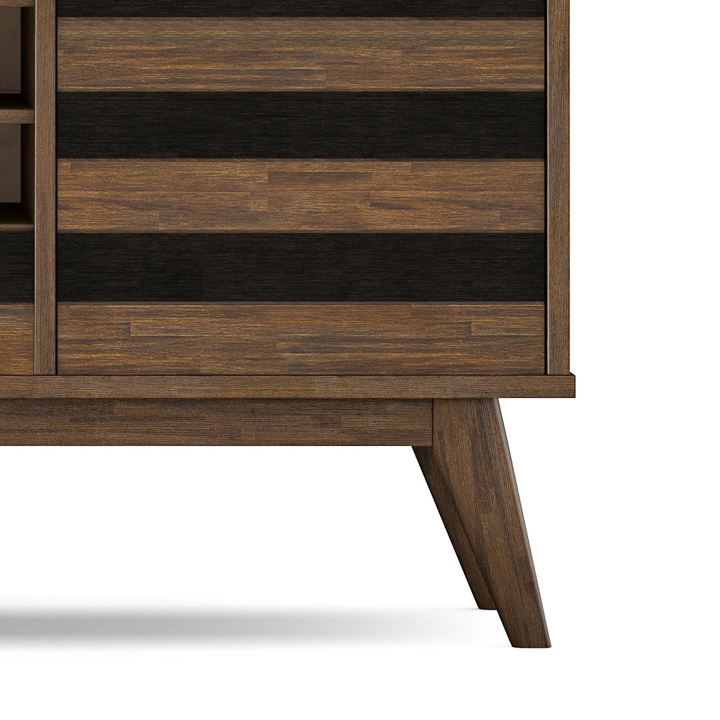 60 inch Solid Acacia Wood Sideboard with Wine Storage S66974