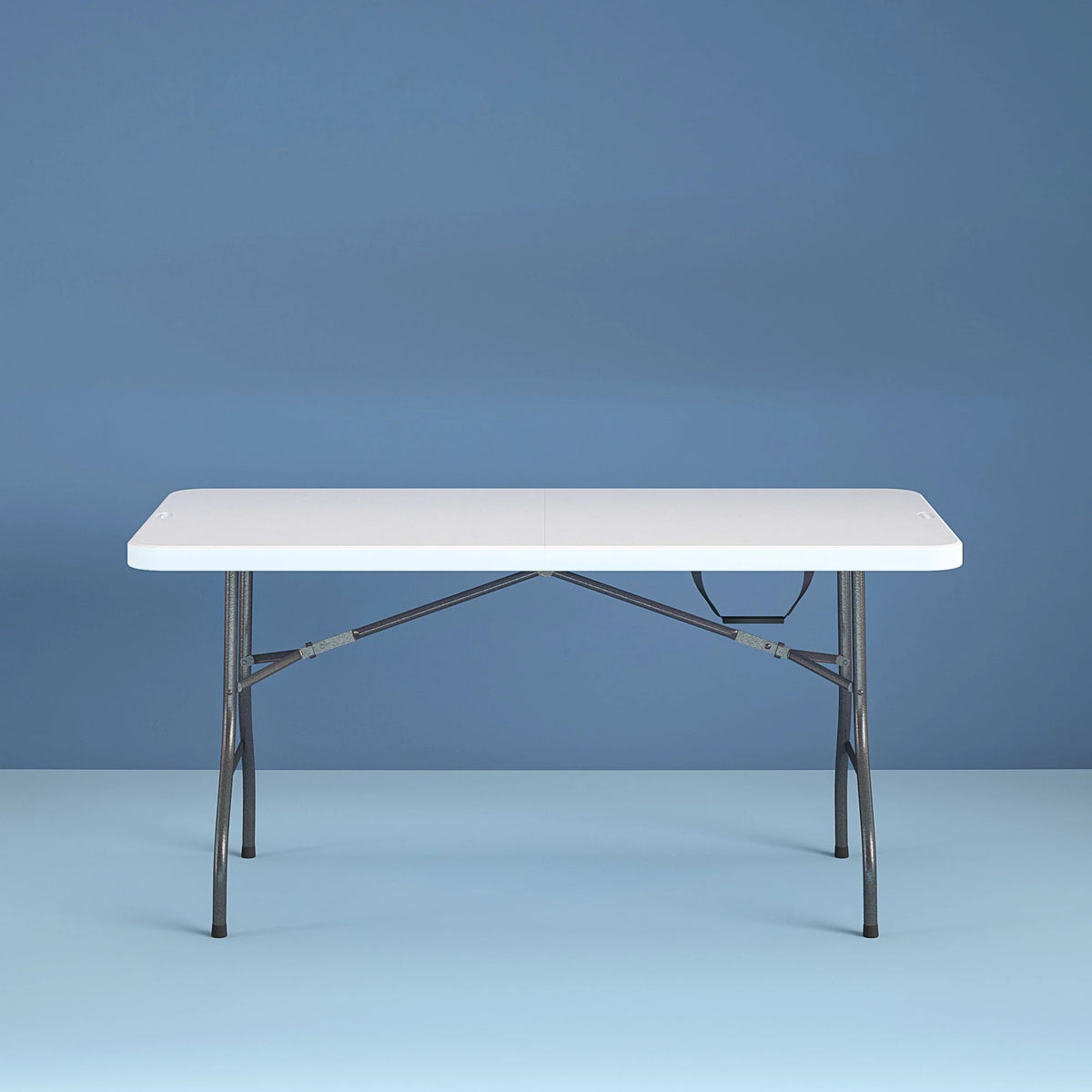 6 Foot Folding Table White Speckle N12579