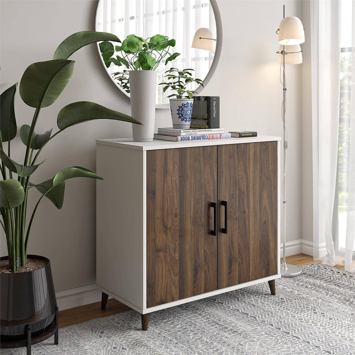 White Accent Cabinet Q710