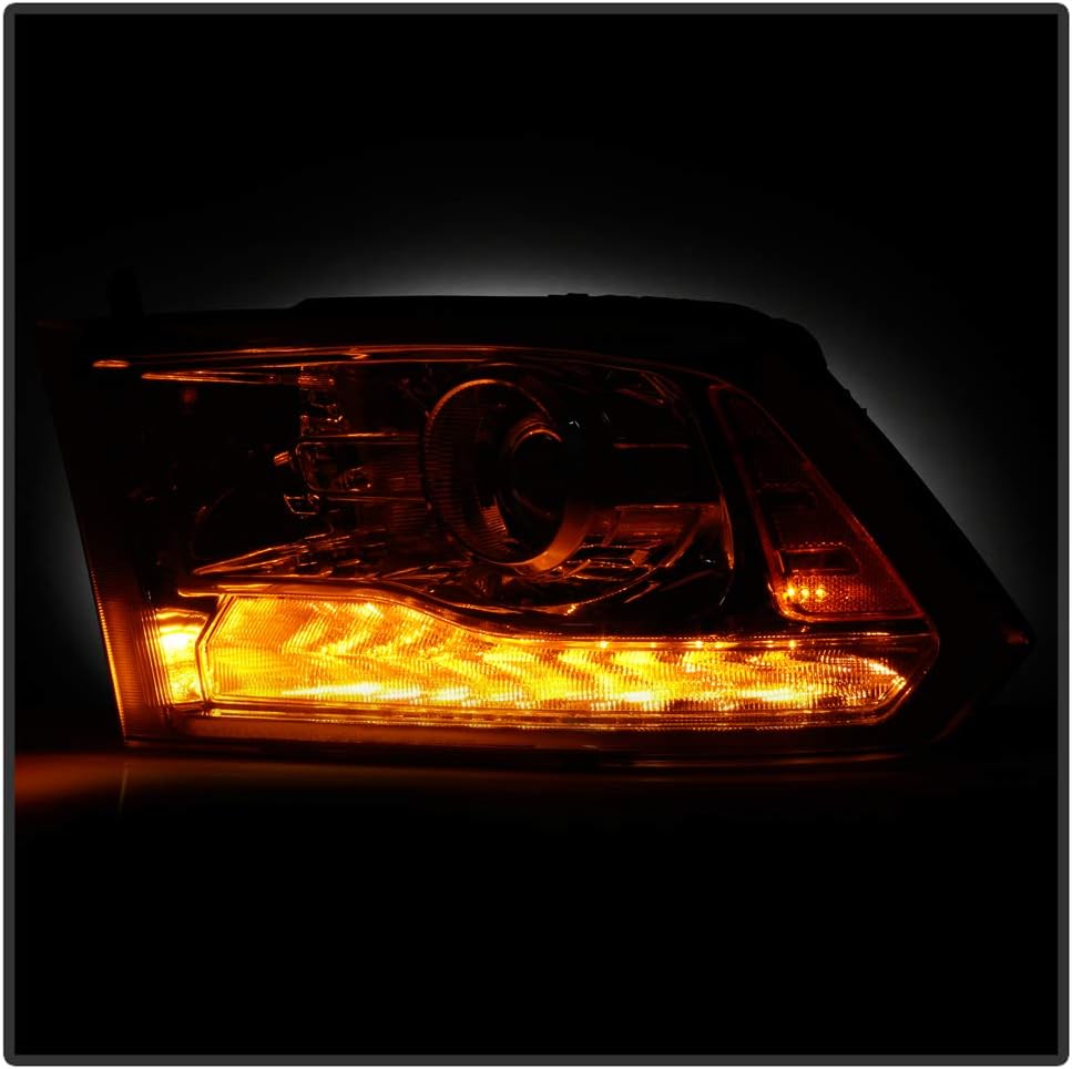 2013-2018 Ram 1500 2500 3500 Chrome LED Projector Headlights Pair A499791