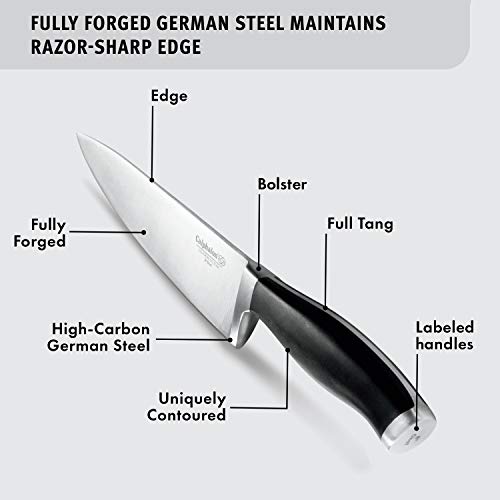 20-Piece Black Knife Block Set I2493