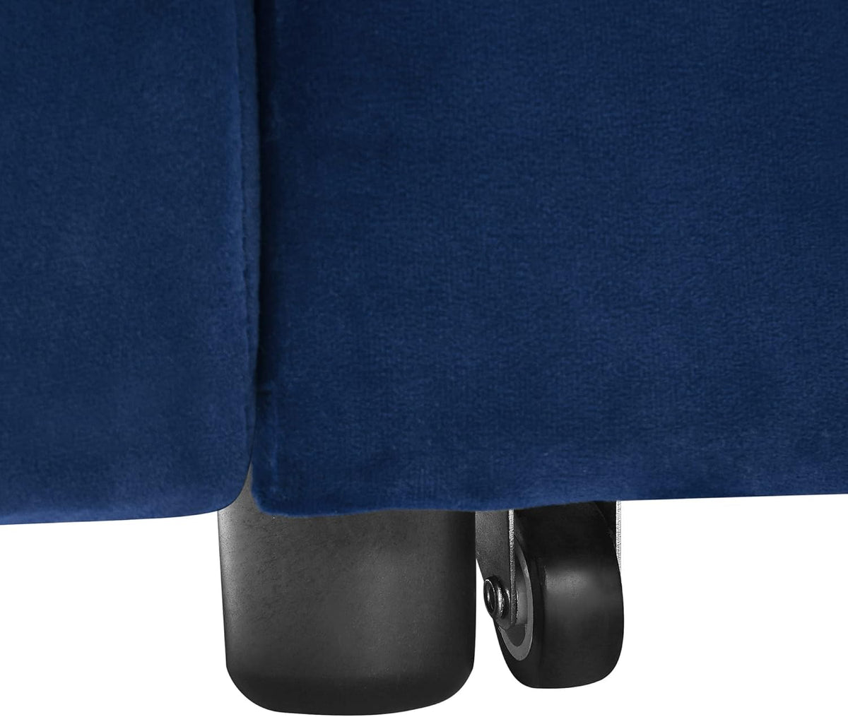 Blue Velvet 2 Seater Convertible Sofa Bed X600139
