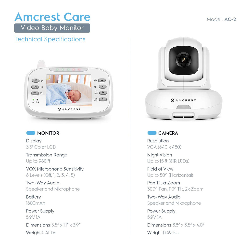 Video Baby Monitor with Camera and Audio N4327
