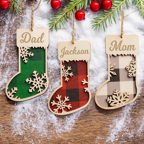 Wooden Christmas Tree Ornament J3243