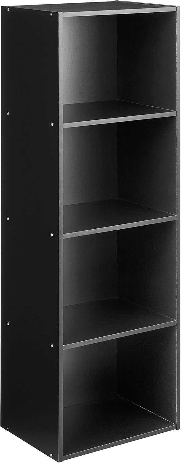 4 Shelf Bookcase, Mahogany Pack of 2 R86469