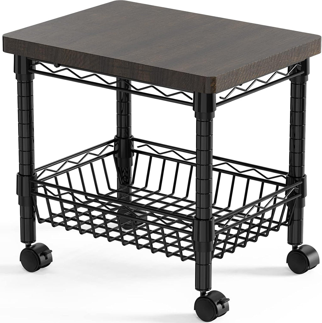 Printer Stand with Storage, Metal, Pack of 2 V9249