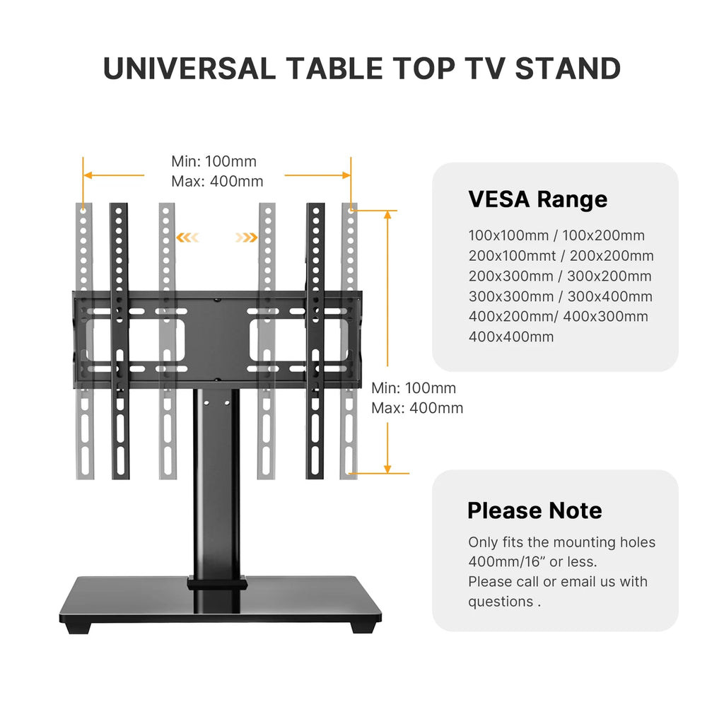 Adjustable Tabletop TV Stand for 32-55 inch TVs V948106