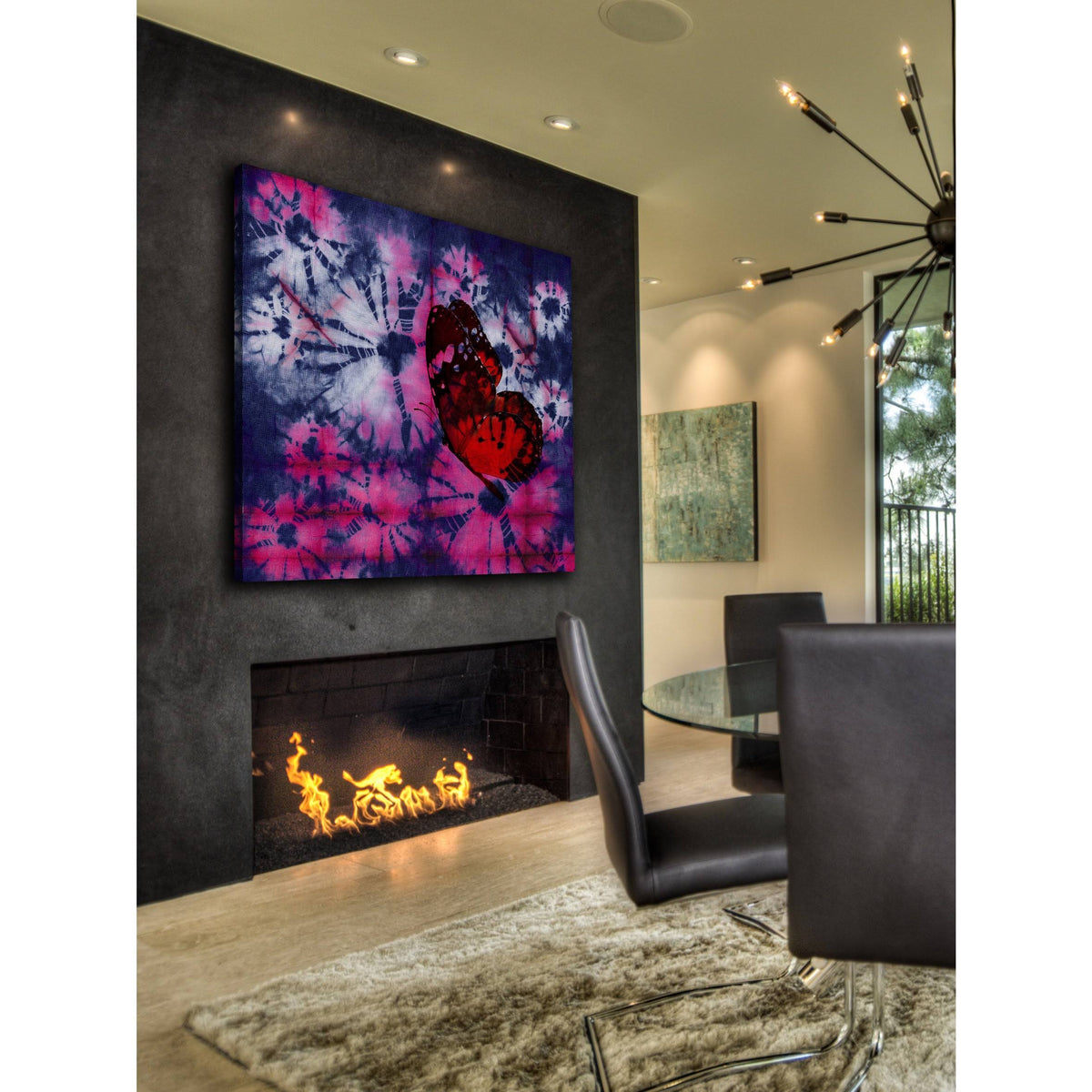 Red Canvas Art - Multi (24 x 24) M769