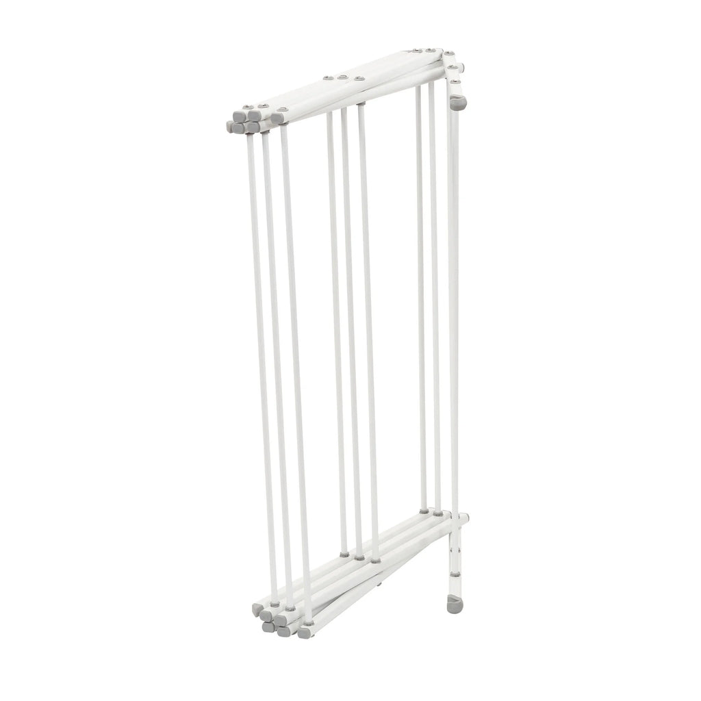 White Collapsible Metal Clothes Drying Rack C1315