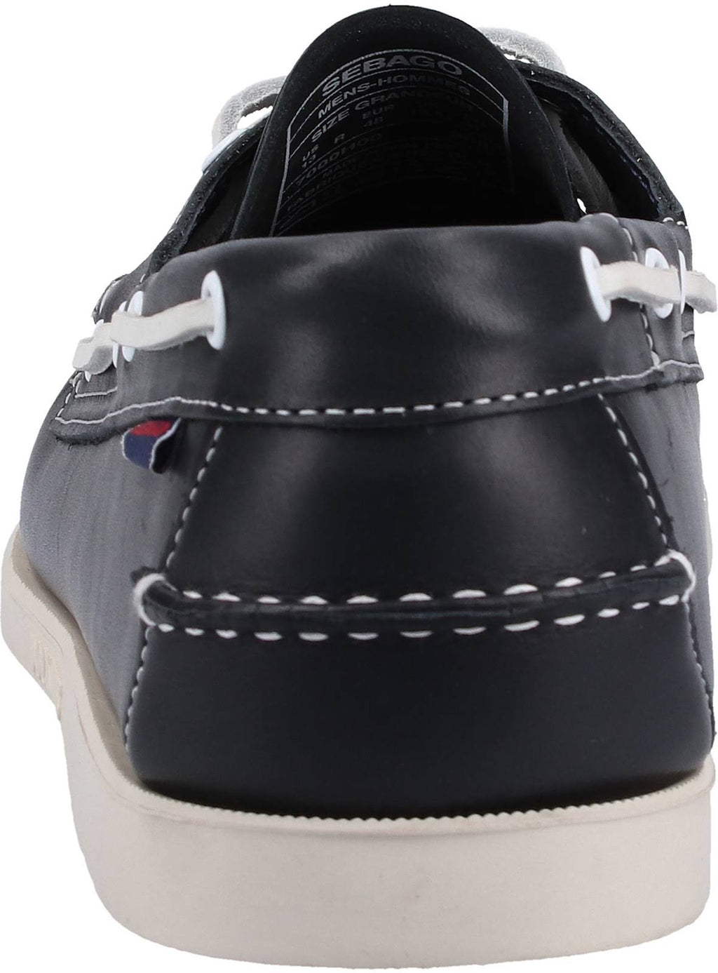 Blue Navy Leather Boat Shoes N41578