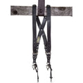 Black Leather Two-Camera Harness Z5053