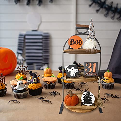 4 Pieces Halloween Tiered Tray Decor Set H940647
