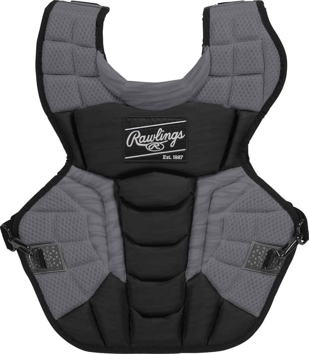 Black Graphite Baseball Catcher's Chest Protector K4501