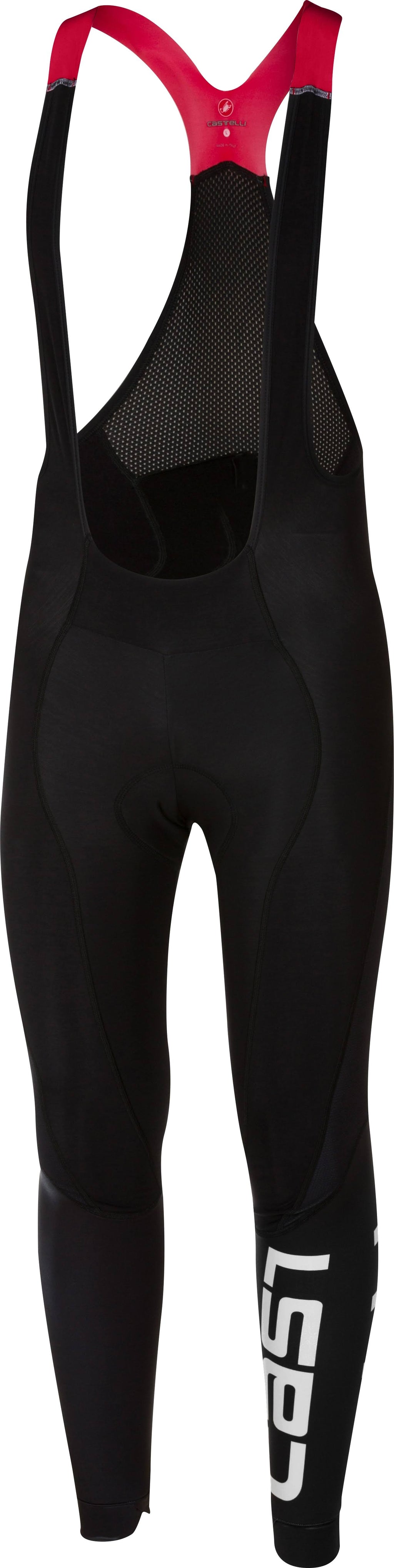 Large Black/Orange Bibtight S1551