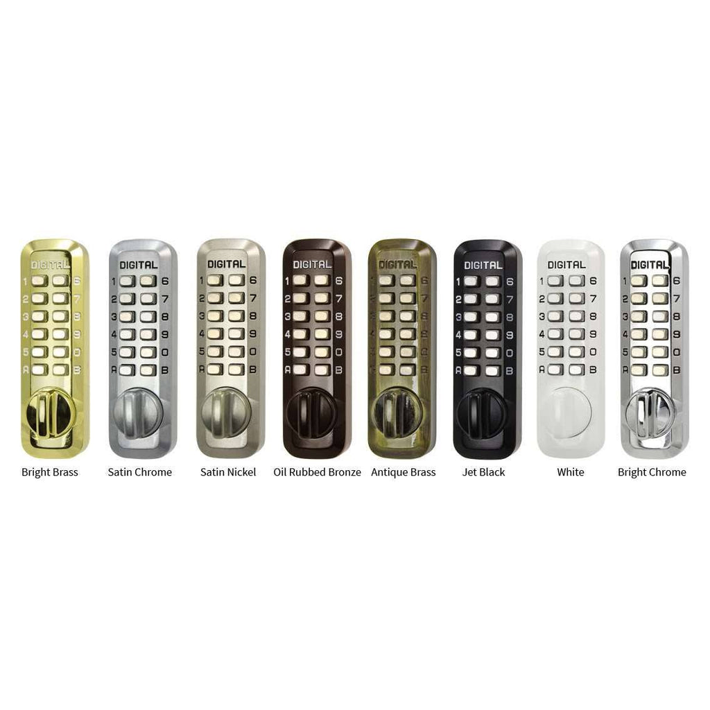 Satin Brass Mechanical Keyless Combination Deadbolt Lock Y76712