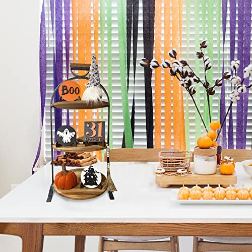 4 Pieces Halloween Tiered Tray Decor Set H940647