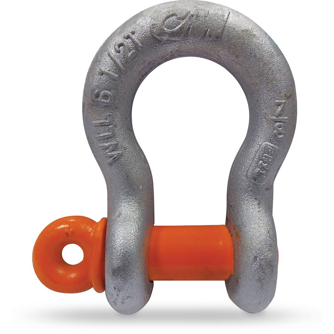 1-1/2x22 Screw Pin Anchor Shackle (WLL 17 Ton) (Hot Dip Galvanized) Y445505
