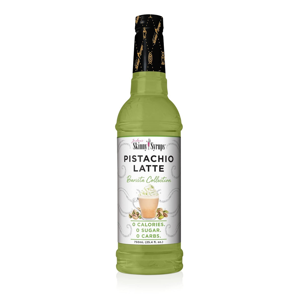Sugar Free Coffee Syrup, Pistachio Flavor, 25.4 Fl Oz Y29327