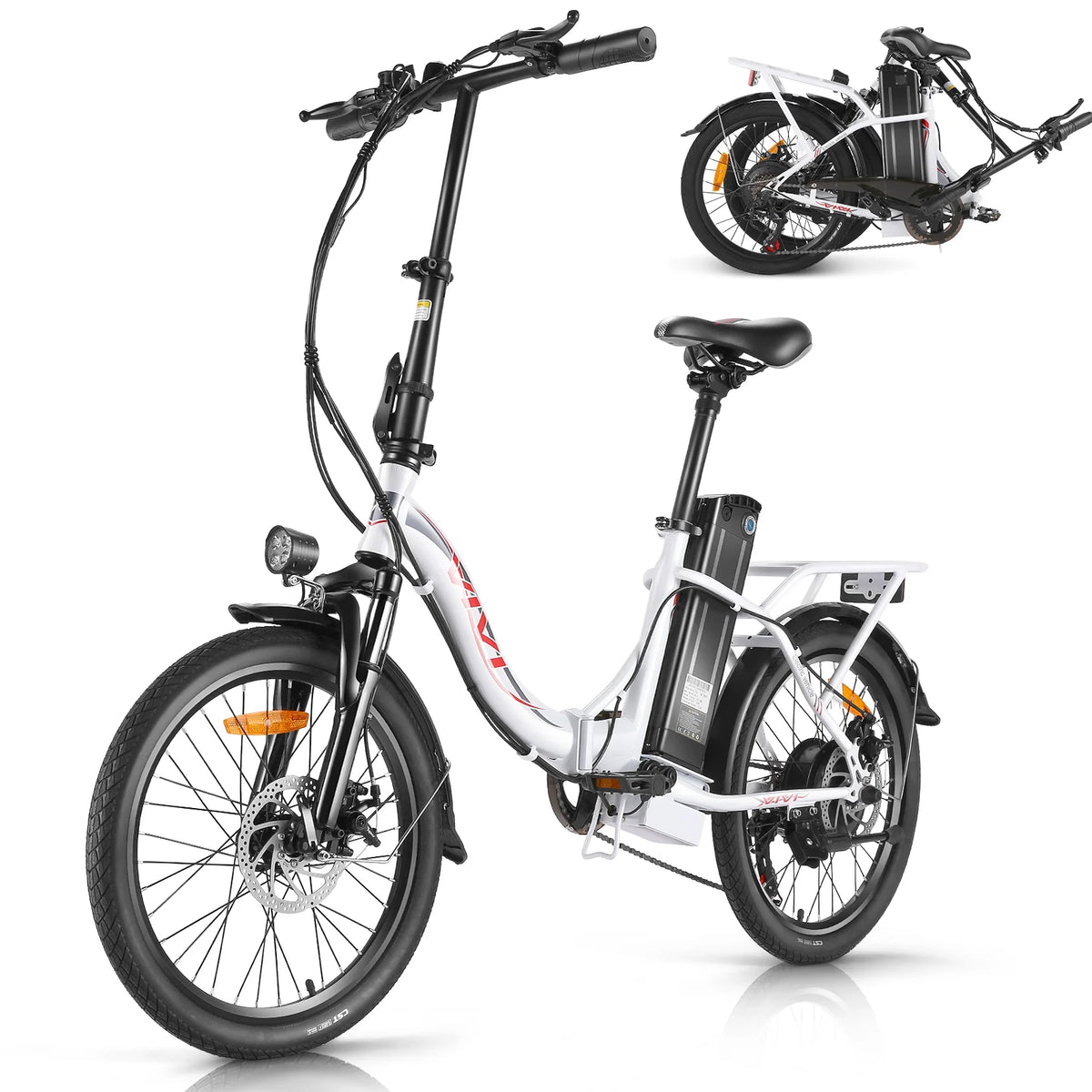 20 Folding Electric Bike 500W with 48V Removable Battery V57083