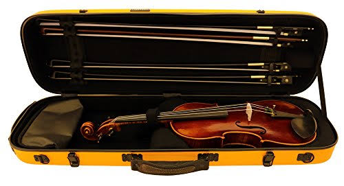 Oblong Fiberglass Violin Case Orange 4/4 B446267