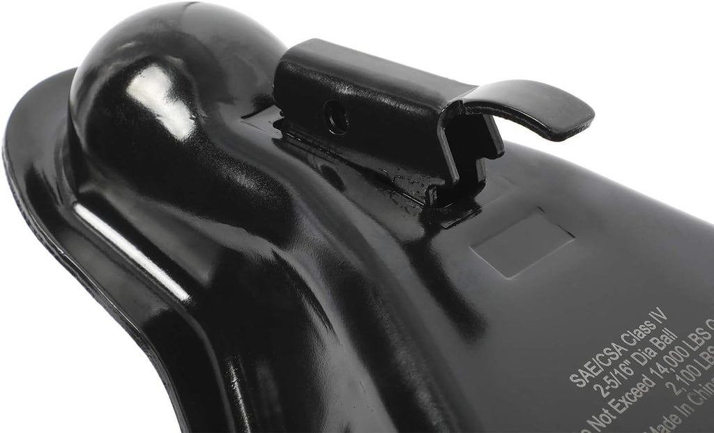2-5/16" Ball Class IV A-Frame Trailer Coupler, Powder Coated Black, 14000LBS Capacity, Pack of 2 D2227