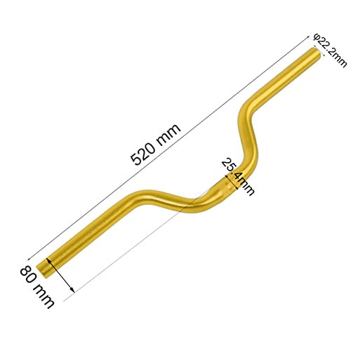 Blue Aluminum Mountain Bike Handlebar 25.4mm*520mm N212
