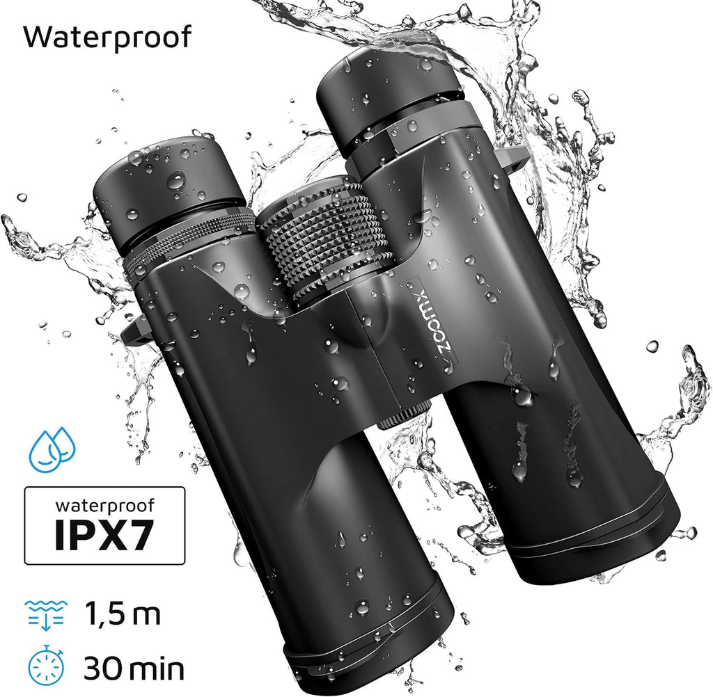 10x42 Waterproof HD Binoculars with Carrying Bag O69440