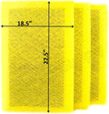 20x25 MicroPower Guard Air Cleaner Replacement Filter Pads (3 Pack) YELLOW Pack of 2 Y98461