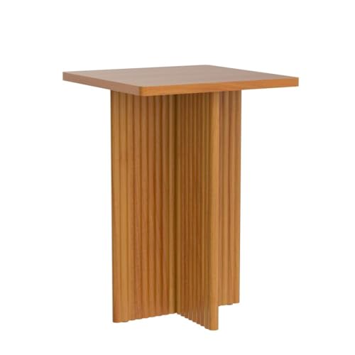 White Solid Wood Accent Side Table P68061
