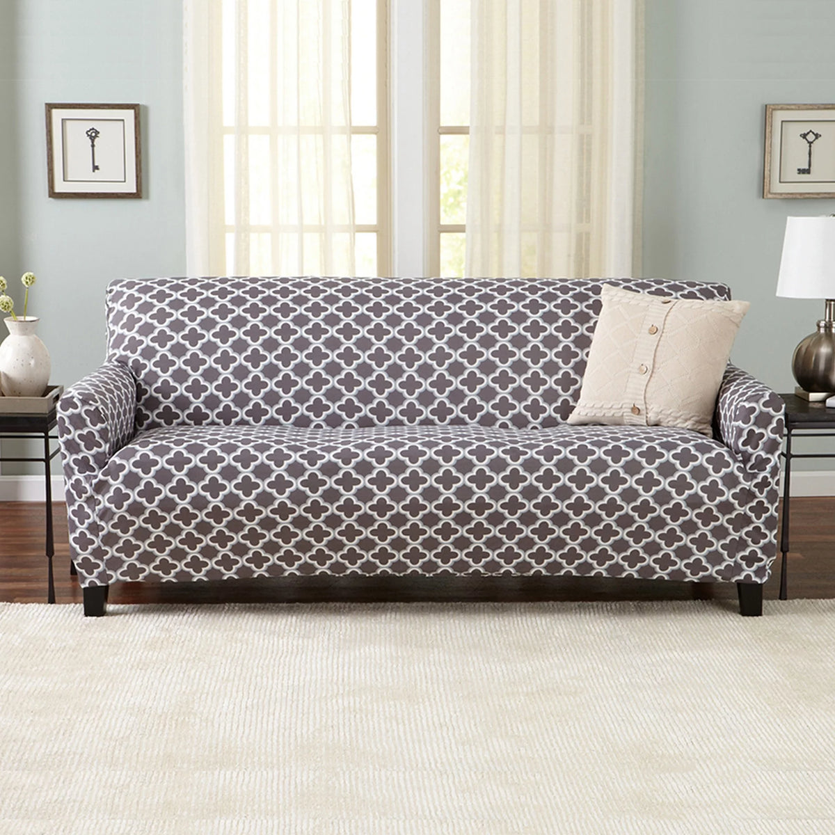Printed Washable Sofa Slipcover O2320