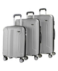 3-Piece Spinner Luggage Set in Silver P29839