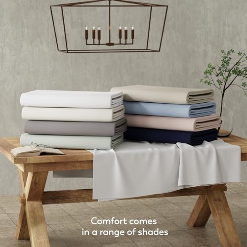 100% Cotton Percale 4-Piece Bed Sheets Set N182680