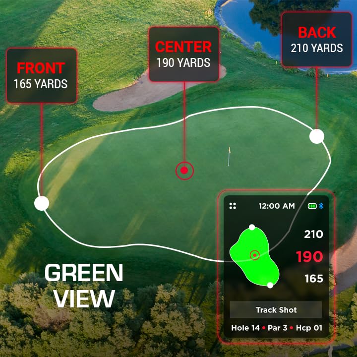Handheld Golf GPS Device with Touch Screen F1049