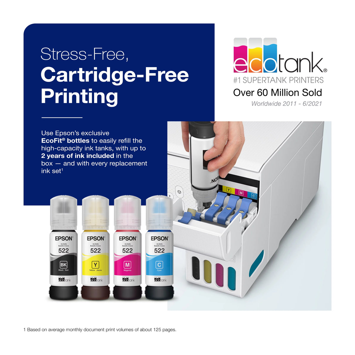 Wireless All-in-One Cartridge-Free Printer S257635