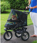 No-Zip Pet Stroller with Gel-Filled Tires F990545